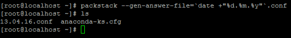 Generate-Packstack-Answer-Configuration-File