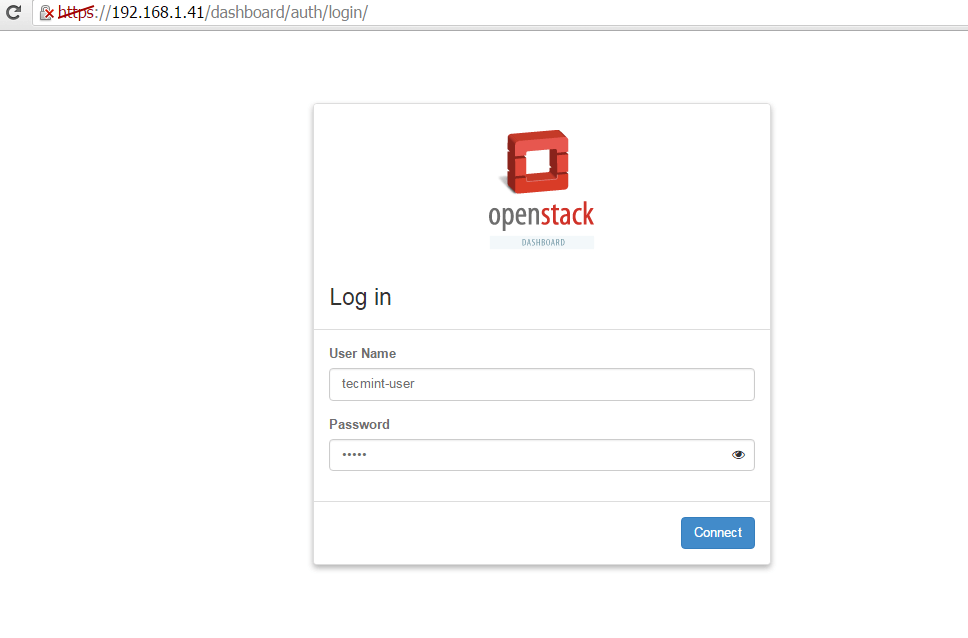 Login-To-Openstack-Dashboard-As-User